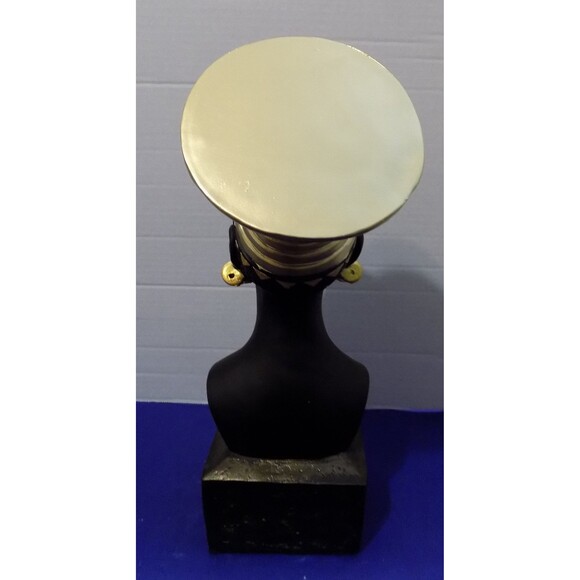 NEW Black African Queen Statue Figurine Bust - Picture 5 of 5